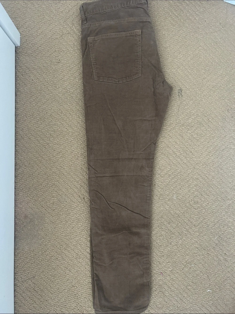 J. Crew Men's Corduroy Pants in Taupe
